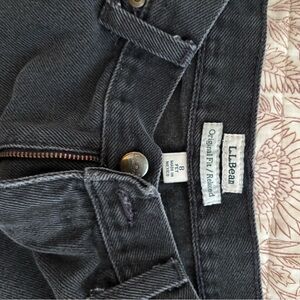 L.L. Bean Vintage Black Jeans